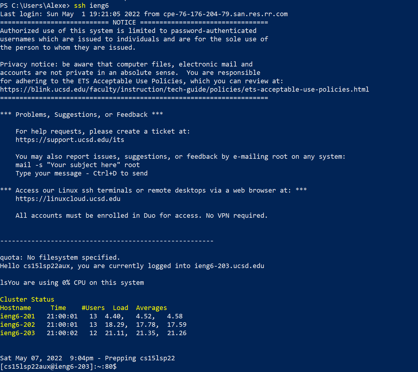SSH nickname login